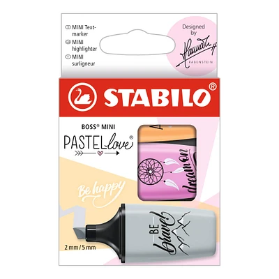 10 Packs: 3 ct. (30 total) STABILO® BOSS® Mini Pastellove Highlighter Set II