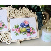 MP Studia Romantic Bird Cross Stitch Kit