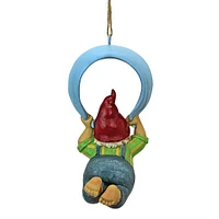 Design Toscano 8.5" Paavo and His Parachute Adrenaline Junkie Hanging Garden Gnome Statue