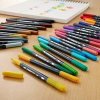 Staedtler® Duo-Color Fiber-Tip 36 Color Marker Set