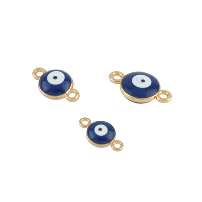 Eye Gold Connectors, 18ct. by Bead Landing™