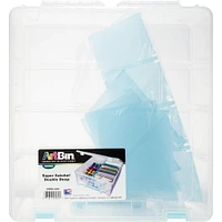 ArtBin® Aqua Super Satchel™ Double Deep Storage Bin with Dividers