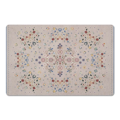 Floral Persian Floor Mat
