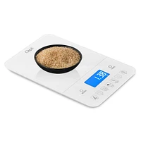 Ozeri Touch III White 22lb. Baker's Kitchen Scale with Calorie Counter