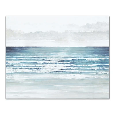 Painted Waves Canvas Wall Art