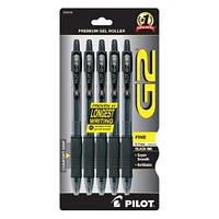 Pilot® G2 Black Retractable Gel Ink Rolling Ball Pen Set