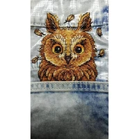 MP Studia Curious Owl Cross Stitch on Clothes Kit