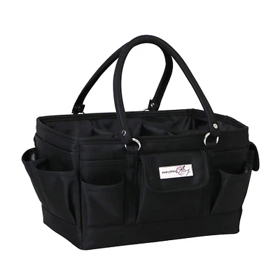 Everything Mary Black Deluxe Store & Tote Craft Organizer