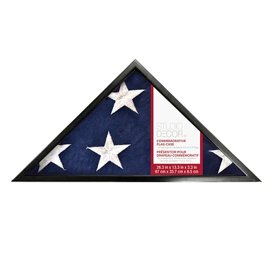 Black Memorial Flag Case by Studio Décor®