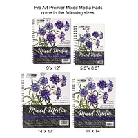 Pro Art® Premier Wirebound Mixed Media Pad, 5.5" x 8.5"