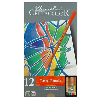 12 Packs: 12 ct. (144 total) Cretacolor Fine Art Pastel Pencil Set