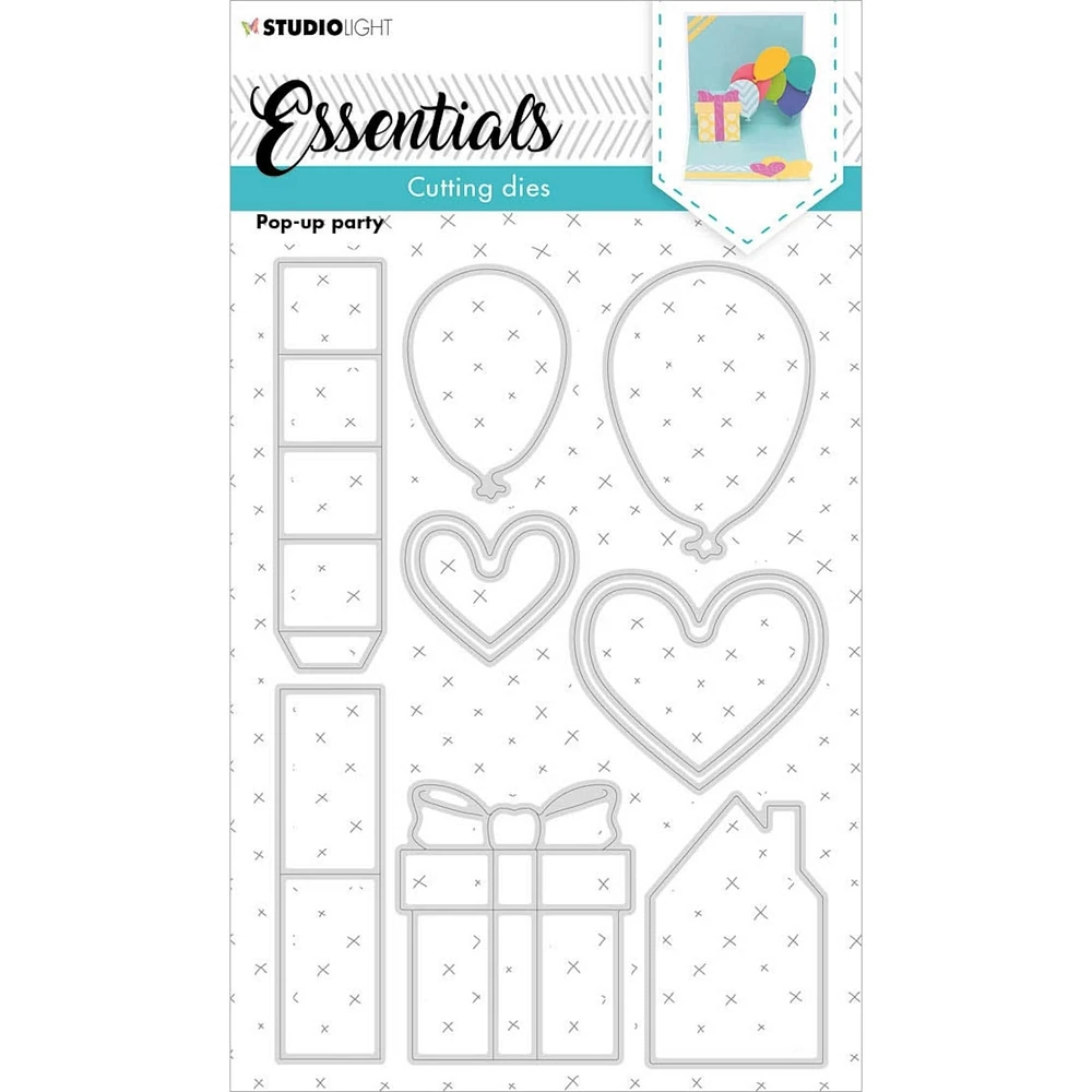 Studio Light Essentials No. 165 Pop-Up Party Cutting Die