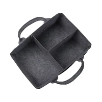 Sammy & Lou® Meduim Gray Felt Storage Caddy