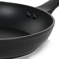 Oster Kono 11'' Black Aluminum Nonstick Frying Pan