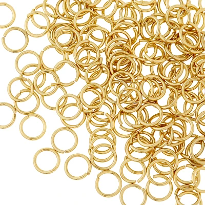 Bead Landing™ Jump Rings, Gold Finish