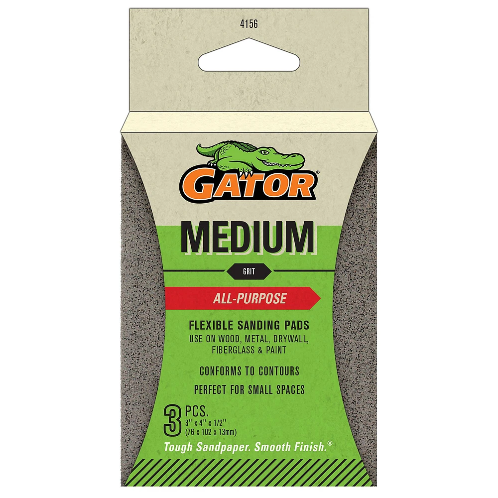 Gator® Medium All Purpose Sanding Pads, 3ct.