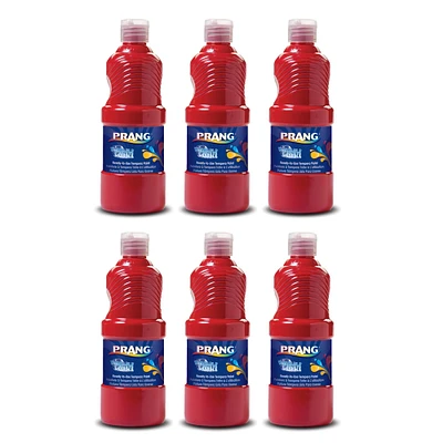 6 Packs: 6 ct. (36 total) Prang® Red Washable Tempera Paint
