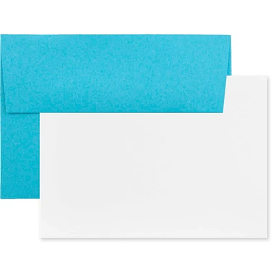 JAM Paper 4.375" x 5.75" Bright Colored Blank Greeting Cards & Envelopes