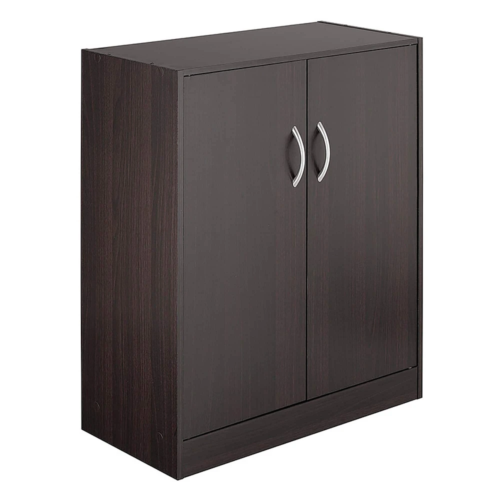 Whitmor Espresso 3 Shelf Storage Cabinet