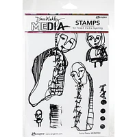 Dina Wakley Media Funny Peeps Cling Stamps