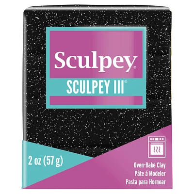 10 Pack: 2oz. Sculpey III® Glitter Oven-Bake Clay