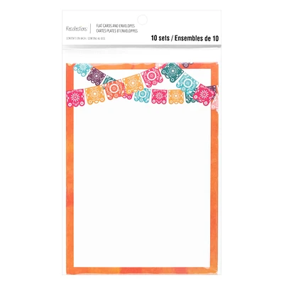 Fiesta Flat Cards & Envelopes by Recollections™, 5" x 7"