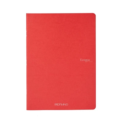 Fabriano® Ecoqua Original Red Staple-Bound A5 Dotted Notebook