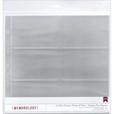American Crafts™ Memorology™ 12" x 12" Side-Loading Page Protectors