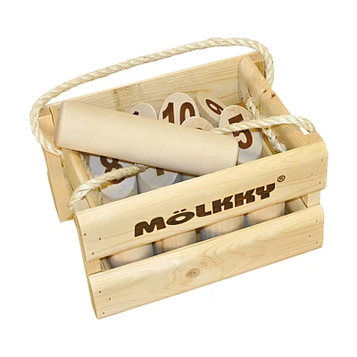 Original Molkky® in a Wooden Crate