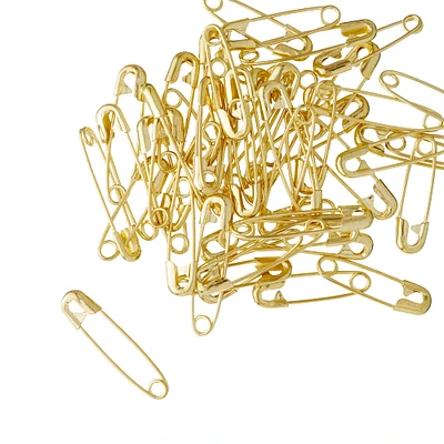 12 Packs: 50 ct. (600 total) Safety Pins by Loops & Threads
