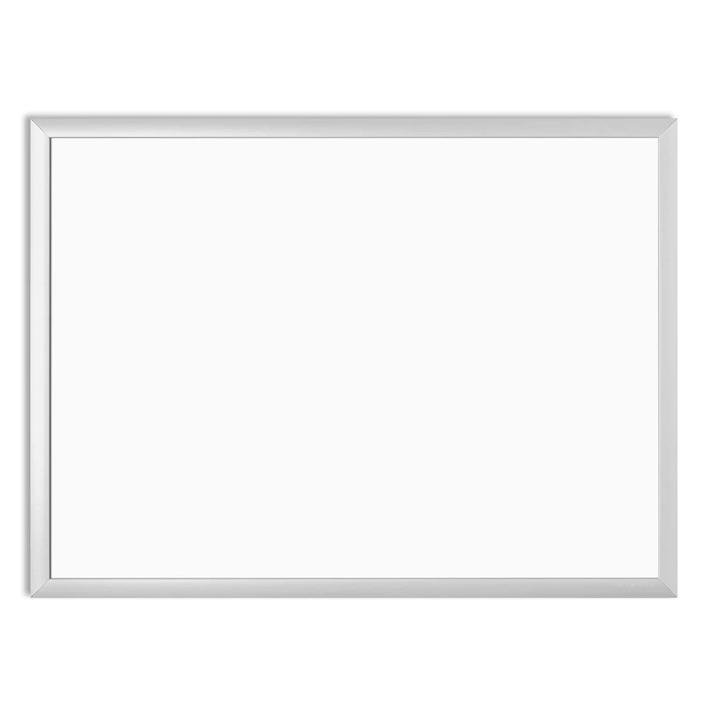 U Brands Silver Aluminum 24" x 18" Framed Melamine Dry Erase Board