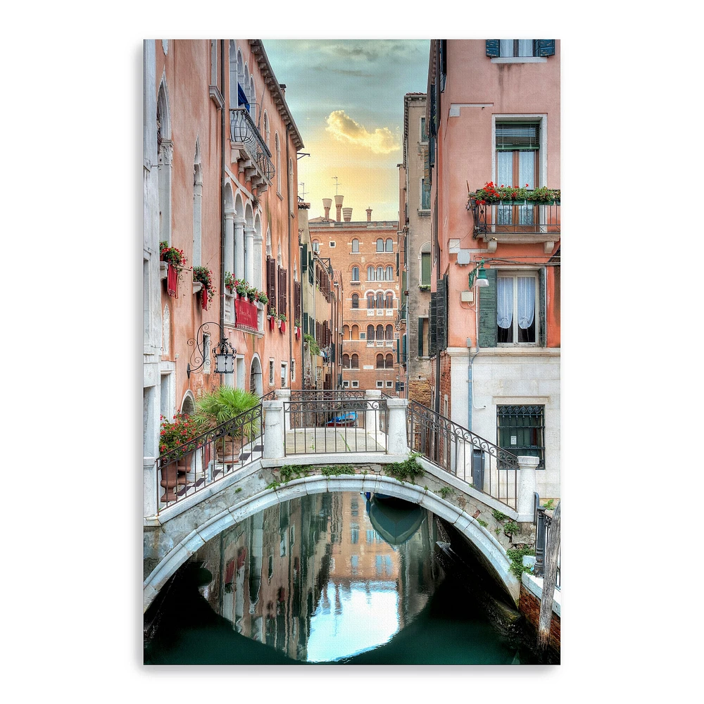 Lumaprints Venetian Canale No.20 Canvas Wall Art