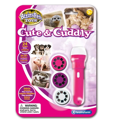 Brainstorm Toys Cute & Cuddly Flashlight & Projector With 24 Images