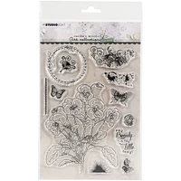 Studio Light Jenine's Mindful Art Essentials Violets Clear Stamps