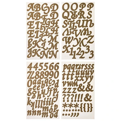 Large Golden Girl Alphabet Stickers by Recollections™