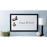 22" x 35" Black Framed Magnetic Dry Erase Board by B2C®