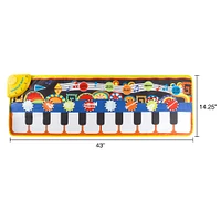 Toy Time Musical Piano Step Play Mat