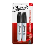 12 Packs: 2 ct. (24 total) Sharpie® Chisel Tip Black Markers