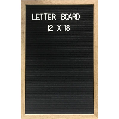 TF Publishing Heart Felt 12" x 18" Oak Wooden Letter Board