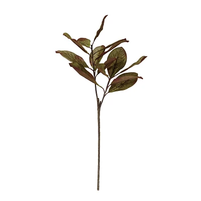 Hello Honey® 32" Green Faux Magnolia Leaf Branch Stem