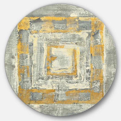 Designart - Gold Glam on Grey Tapestry I