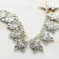 Silver Iron Butterfly Necklace by Bead Landing™