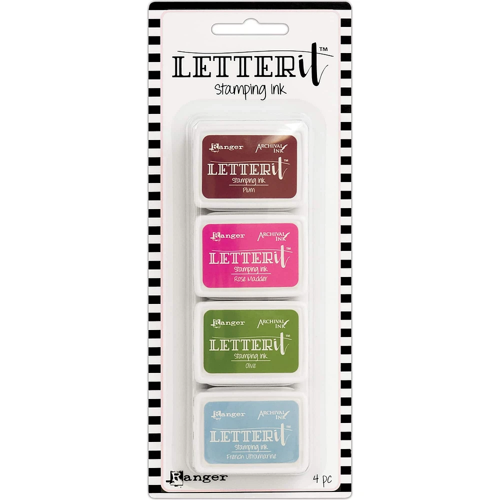 Ranger Letter It™ No.2 Stamping Ink Set