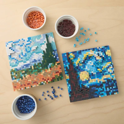 Van Gogh Paintings Pixelated Brick Art Kit by Make Market®