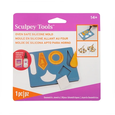 8 Pack: Sculpey Tools™ Geometric Jewelry Oven-Safe Silicone Mold