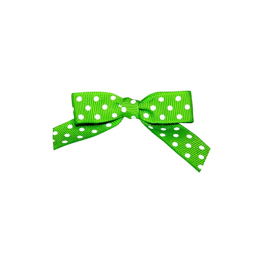 JAM Paper 2.5" Grosgrain Polka Dot Twist Tie Bows