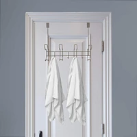 Bath Bliss Satin Over the Door 11-Hanger Hook