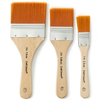 Gold Taklon Large Area Flat Brush Pack by Craft Smart® 