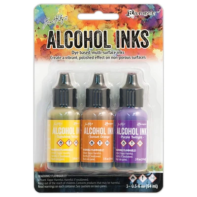 6 Packs: 3 ct. (18 total) Tim Holtz® Alcohol Ink Set