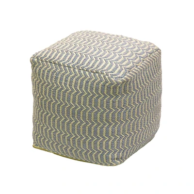 16" Hand Woven Pouf Ottoman